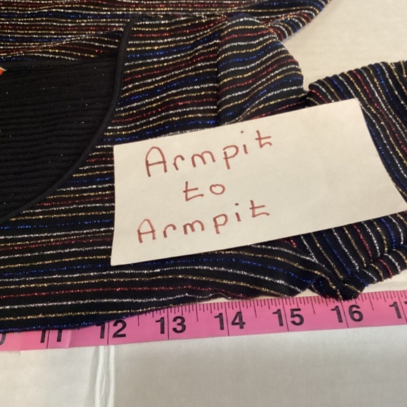 ModCloth Dress Mini Metallic Fit & Flare Party Dance Holiday Bling Women’s SZ S - Picture 4 of 5